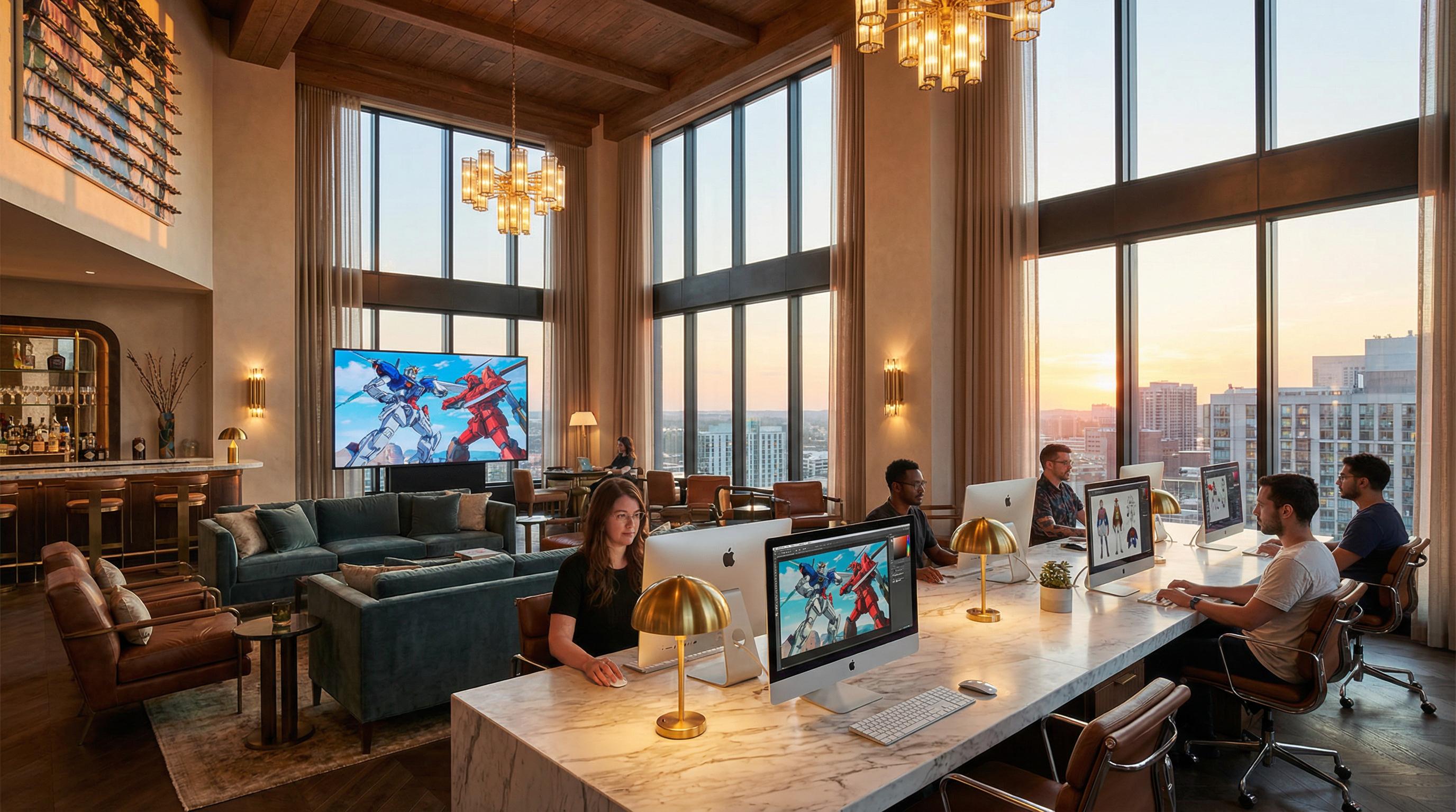 情侣自拍办公环境